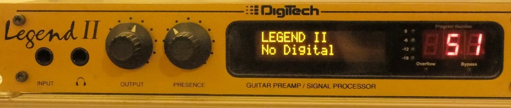 Digitech Valve FX / Legend II Custom OLED Display !