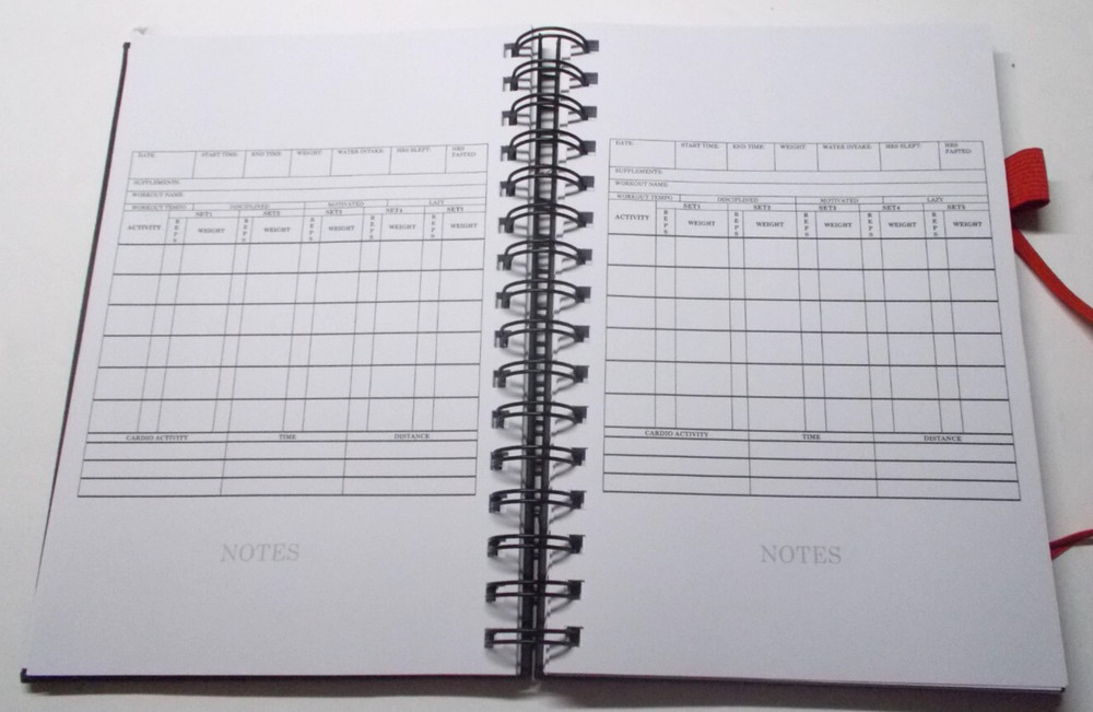 Discipline-Motivation Training Log Journal Track Your Progress Never Used