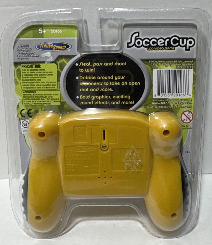 TechnoSource SoccerCup Handheld Electronic Game Sealed BN5