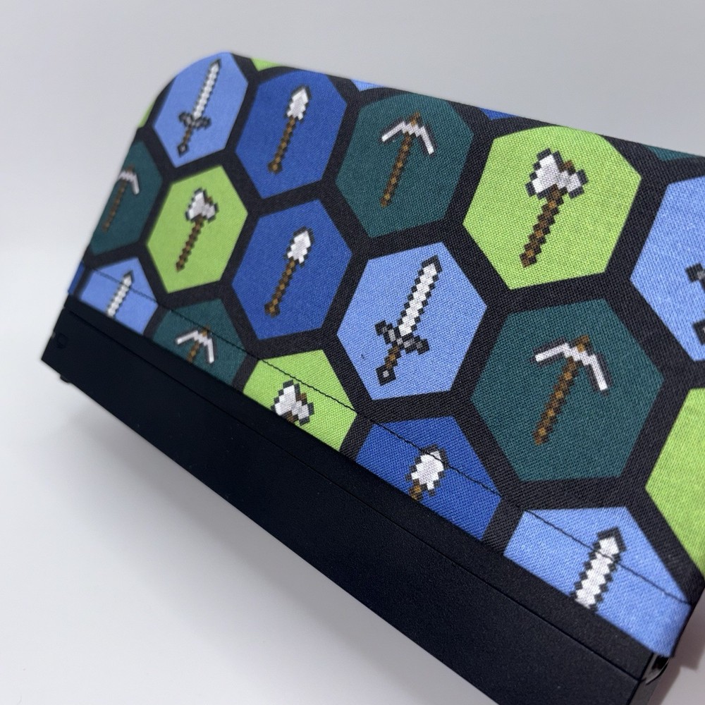 Nintendo Switch 2 Dock Cover Screen Protector Decor Sleeve Minecraft Tools Hexis