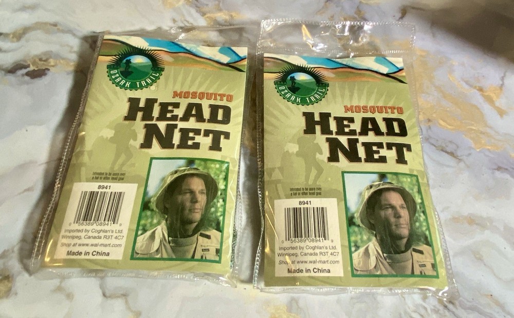 TWO INCLUDED Coghlan's 8941 Mosquito Head Net Polyester Mesh (2-Pack)
