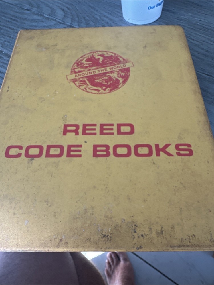 REED Code Book Volume 4 Dated Locksmith Ledger Look Read Fast free Shipping