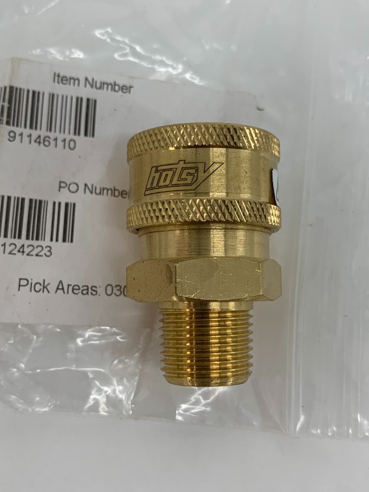 General Pump D10004KH Hotsy Brass Coupler Socket 3/8" MPT
