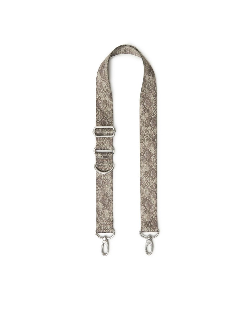 Baggallini Slim Strap Luggage Accessory - Durable Nylon, Tan Python Color, Trave