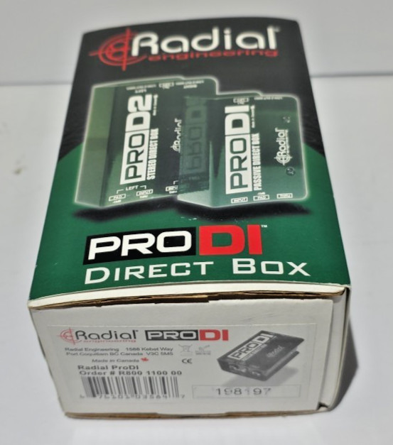 Radial Engineering ProDI Passive Direct Box Pro DI
