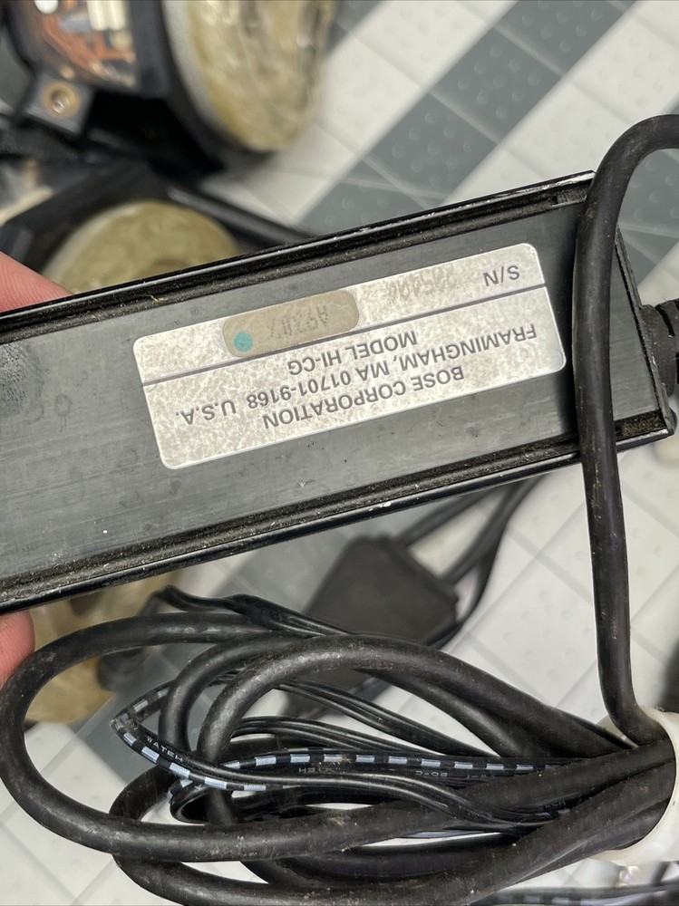 BOSE AH-BG AVIATION PILOT HEADSET CABLE & HEADSET INTERFACE (e340