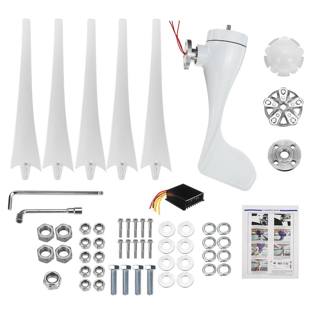 1000W 48V Wind Turbine Wind Power Generator Windmill With MPPT Controller