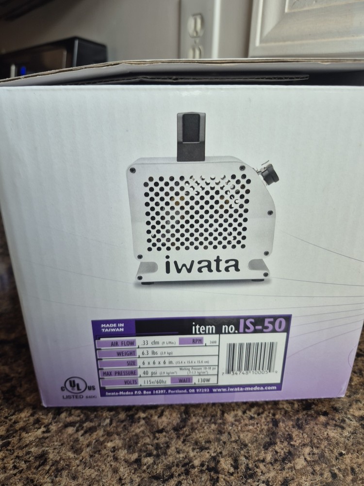 New Iwata Silver Jet Compressor IS-50 -