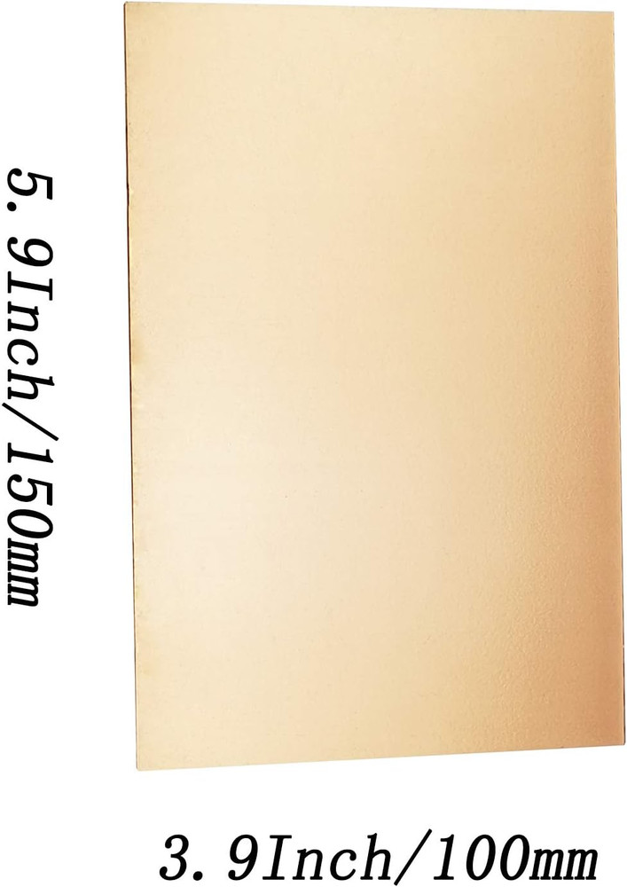 10PCS Bakelite Copper Pcb,100X150X1.5Mm Single Sided Copper Clad PCB Laminate Ci