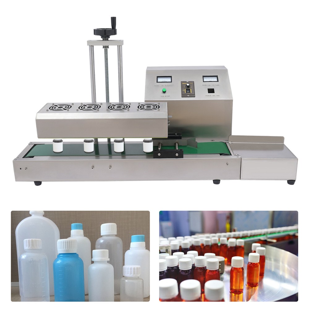 Automatic Continuous Induction Sealer Bottle Cap Sealing Machine 20-100mm 110V