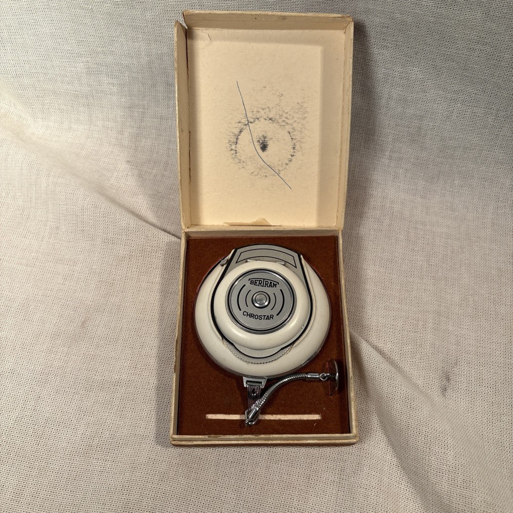 Vintage Bertram Chrostar Light Meter w/Box Instructions