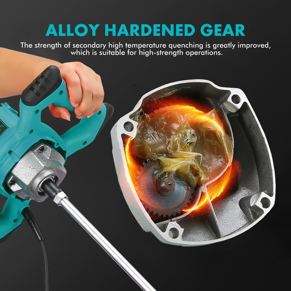 2500W Handheld Electric Mixer 6-Speed Adjustable High Efficiency
