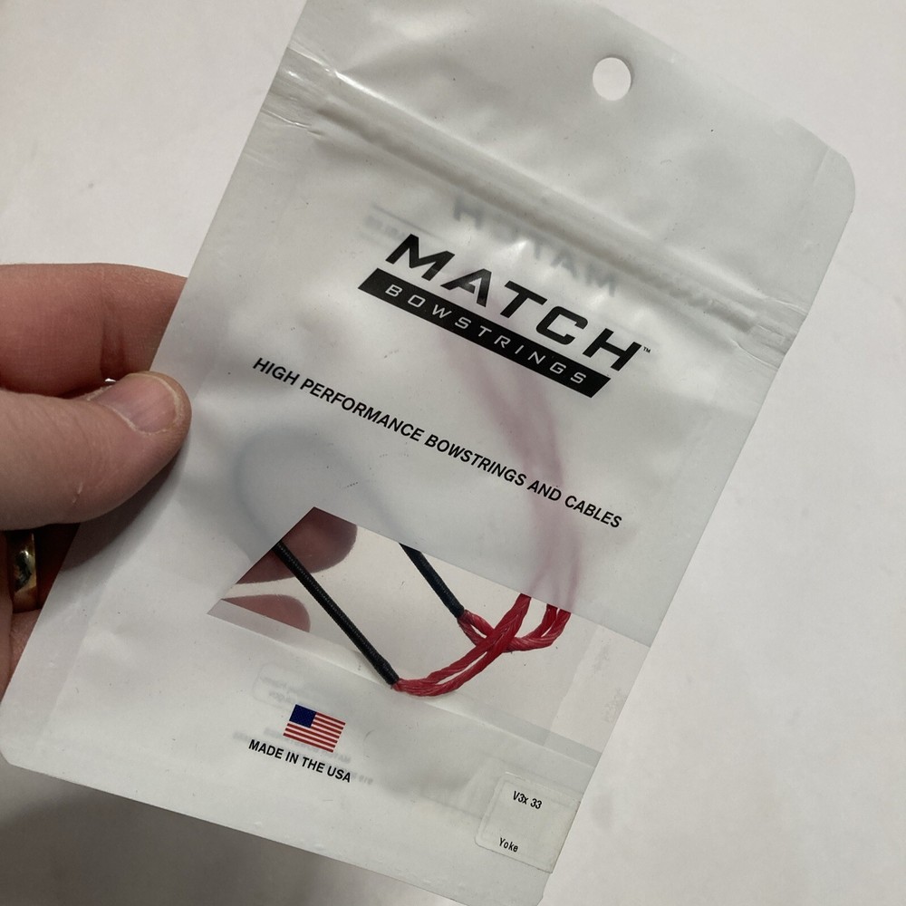 Match Bowstrings V3x 33 Match Yoke New