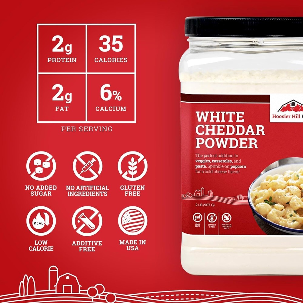 White Cheddar Cheese Powder for Dips & Sauces