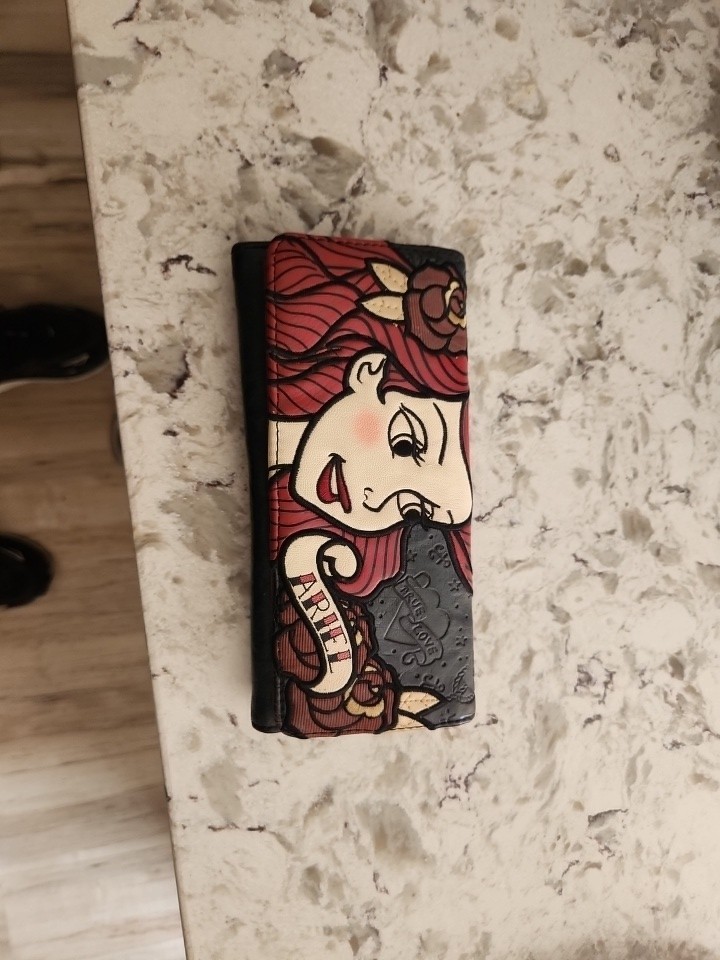 Disney Loungefly purse Ariel Little Mermaid Wallet Included Vintage Pre-owned