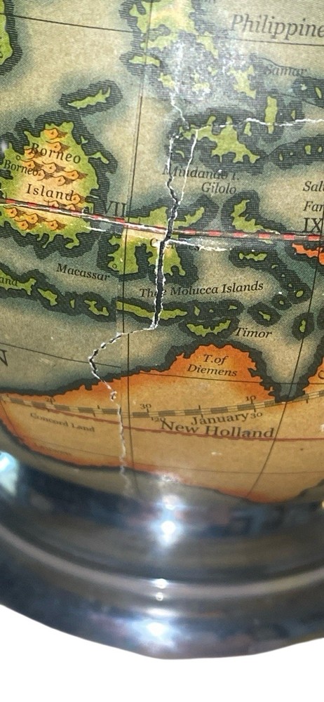 Vintage Eagle World Globe