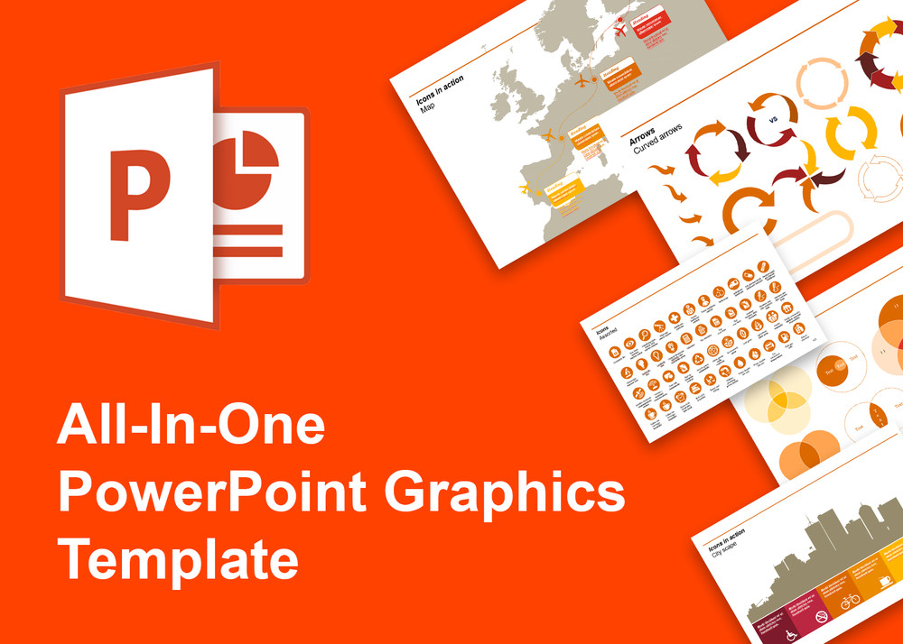 All-In-One PowerPoint Graphics Template - Fully Editable 141 Slides