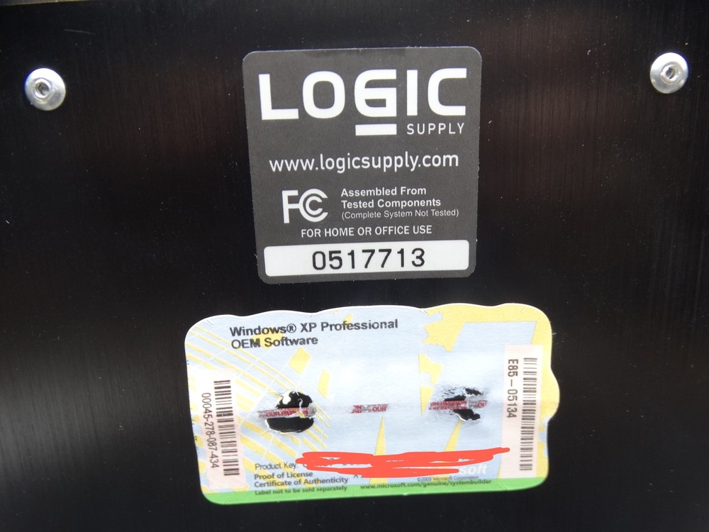 Logic Industrial Embedded PC Module Windows XP OEM Software + CD Key