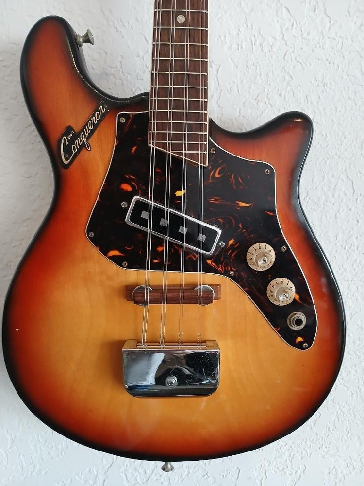 Rare! Vintage Bruno Conqueror Solid-Body 8-String Mandola-All Original-MIJ