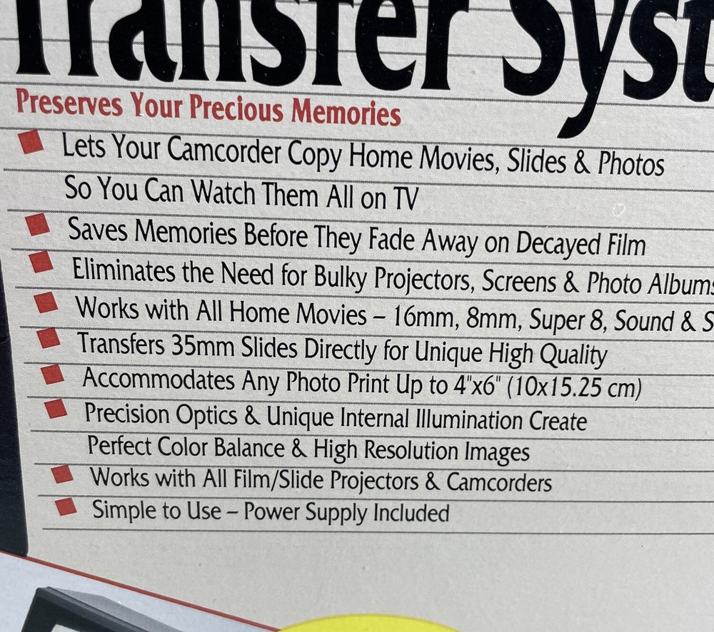 Ambico Deluxe Video Transfer System V-0650