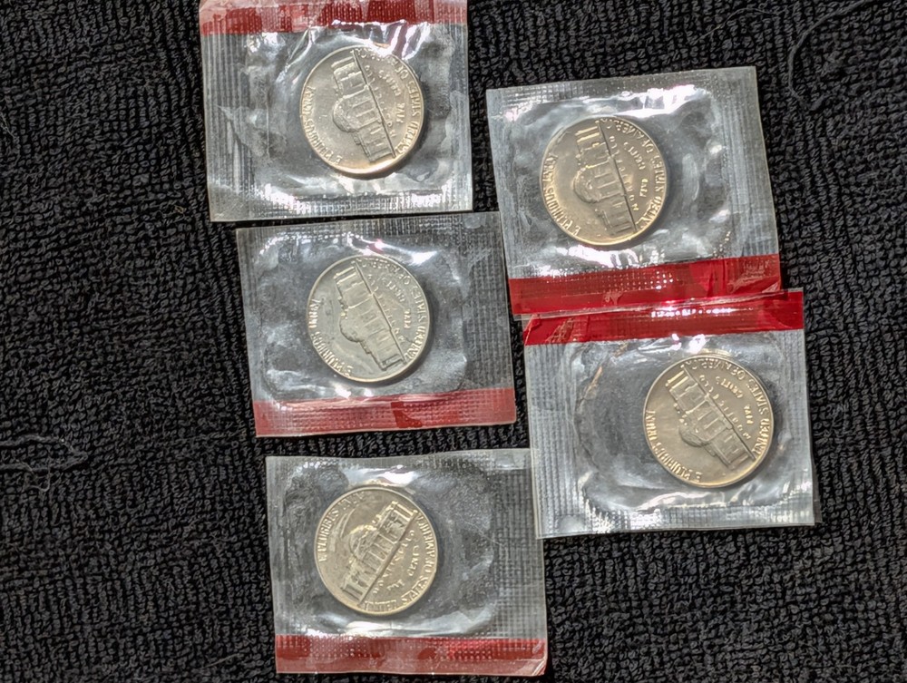 1969-D BU Jefferson Nickle from Mint set