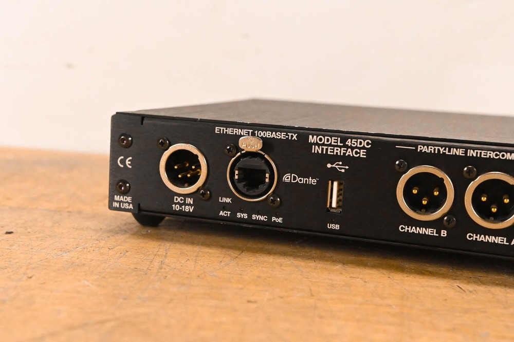 Studio Technologies 45DC Dante Intercom Interface (NO PSU) CG01SP7