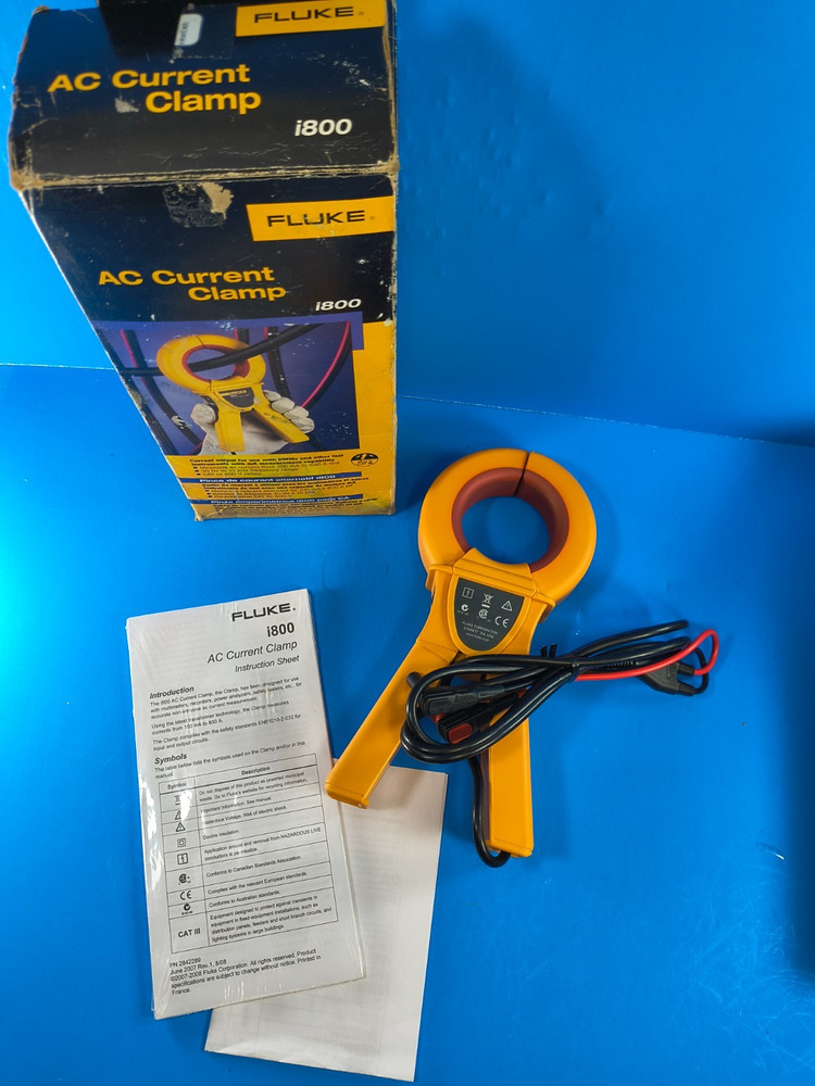 New Fluke i800 AC Current Clamp