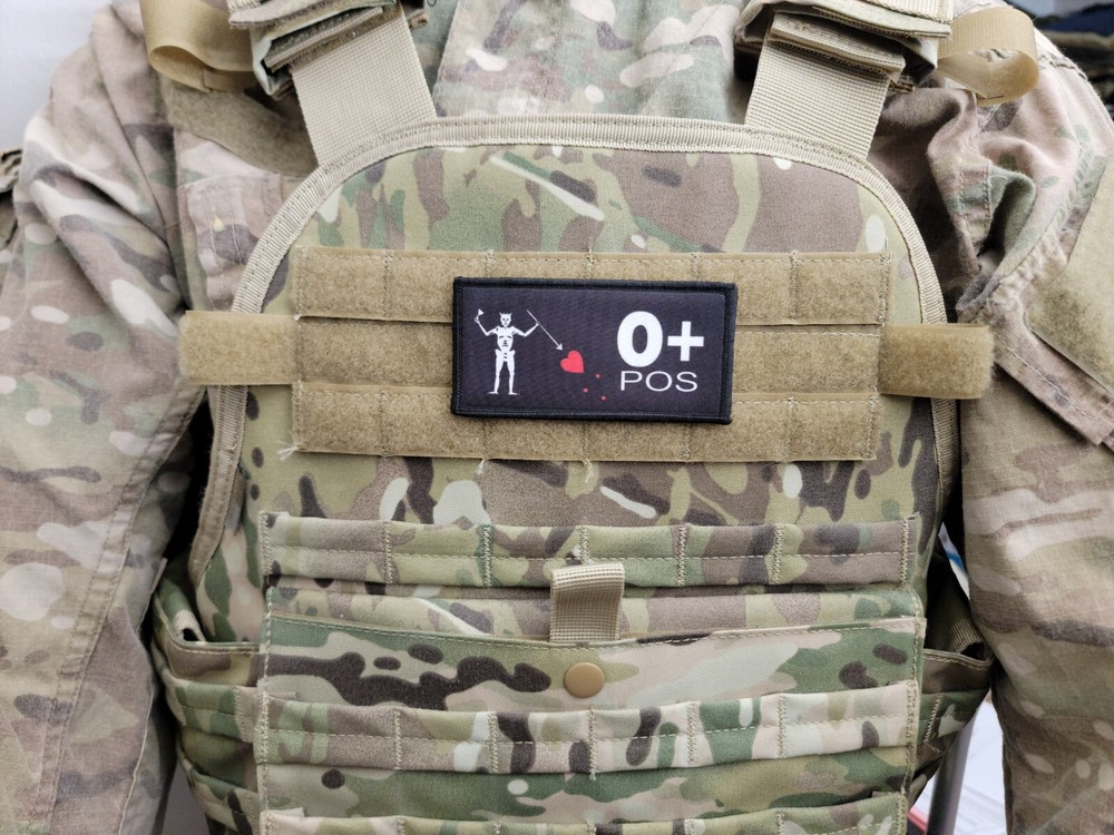 Backbeard 2x4 Bloodtype Tactical Patch