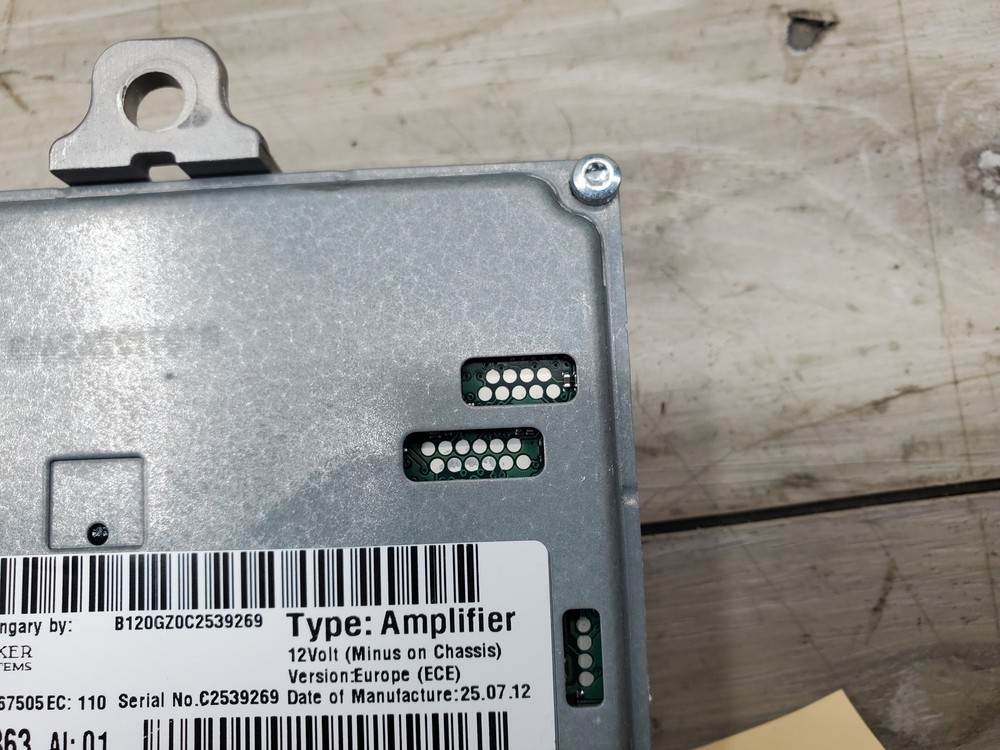 OEM BMW E70 E71 E89 X6M Z4 Audio Control Module Active Sound Design HARMAN