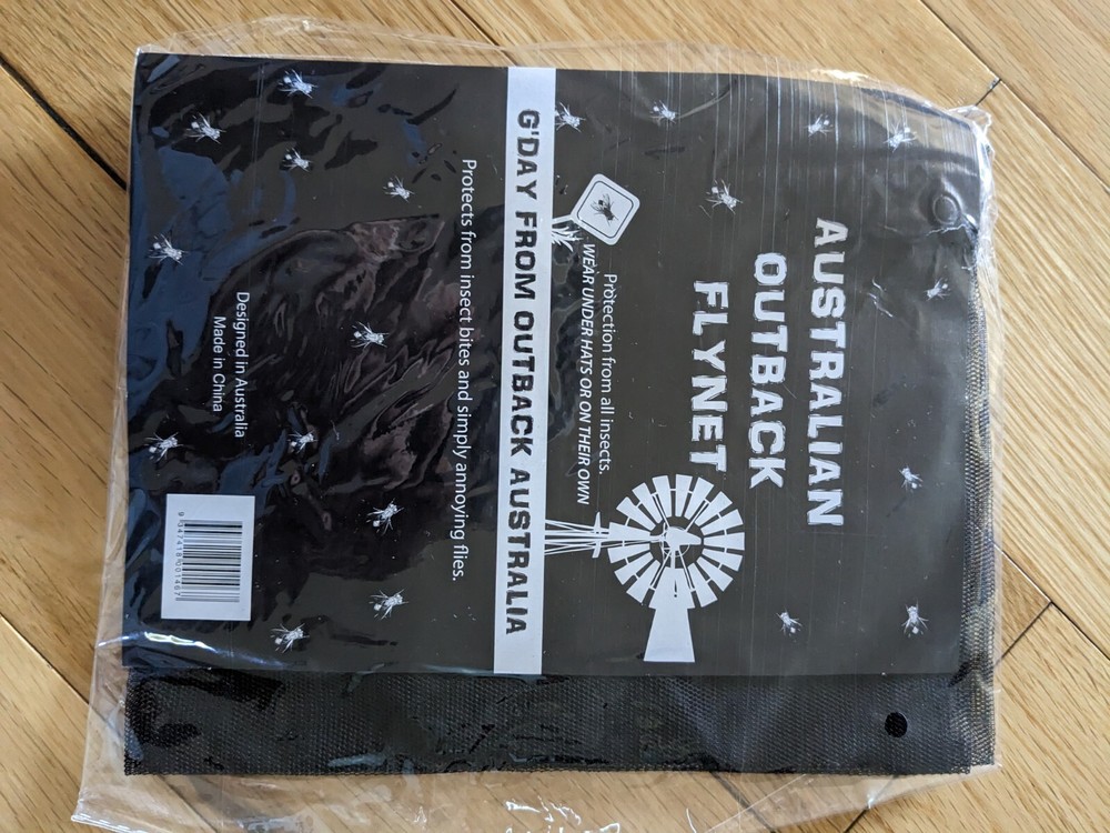 Australia Outback Mesh Mosquito Net Head/Neck Draw string Breathable Lightweight