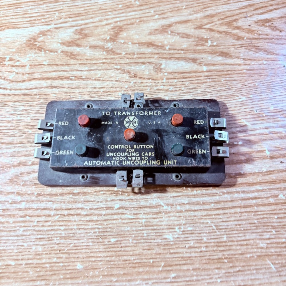 Marx Electric Switch Control Panel For Two Switches O-O27 Gauge Untested #2