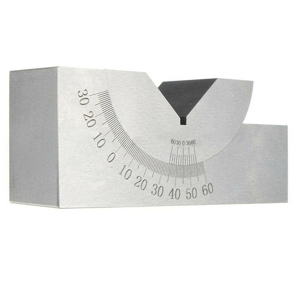 Adjustable Steel Angle Block Tool for Machining and Testing Workpieces