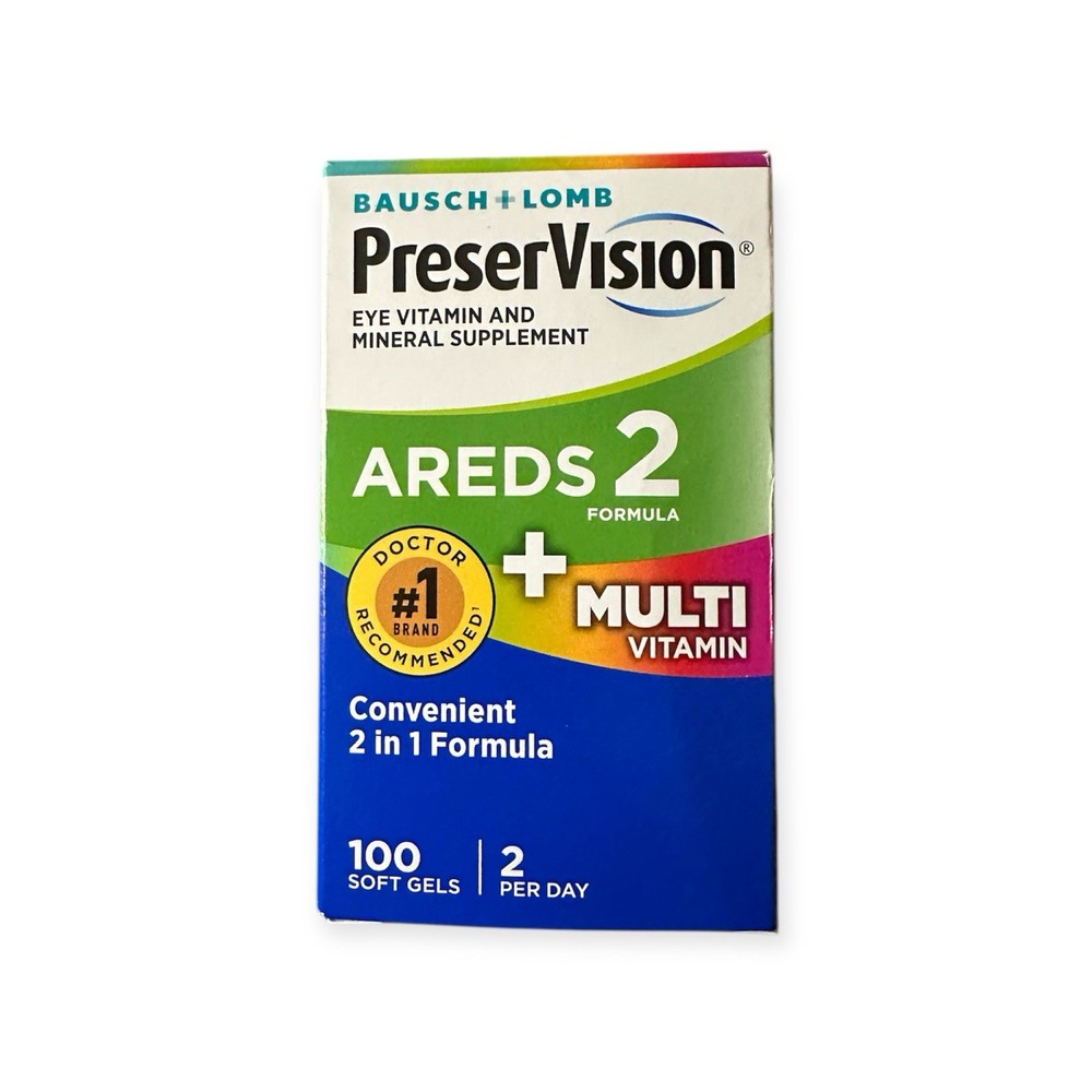 PreserVision AREDS 2 + Formula Multivitamin 100ct Exp 09/26+
