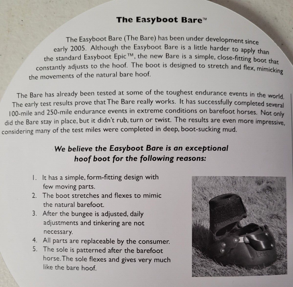 EasyCare EasyBoot Bare - Size #6 (Single Boot)