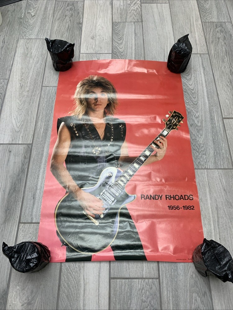 Vtg Randy Rhoads Poster 1985 By Funky Entertainment