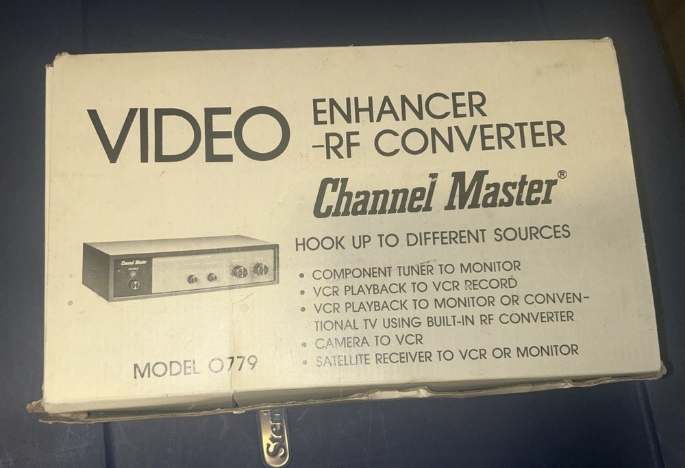 Channel Master - Video Enhancer - RF Converter! Model # 0779!!