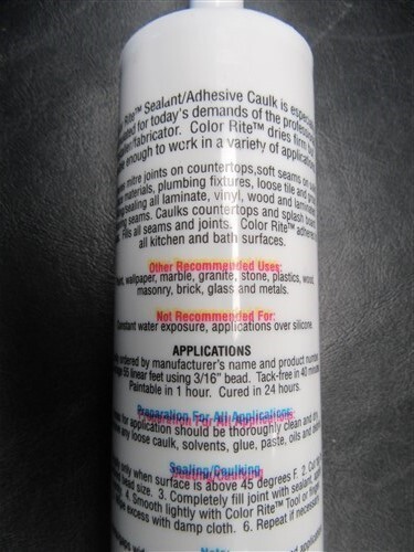 COLOR RITE SEALANT AND ADHESIVE CAULK 10.5 OZ RED OAK AUBURN #CB03 5296450