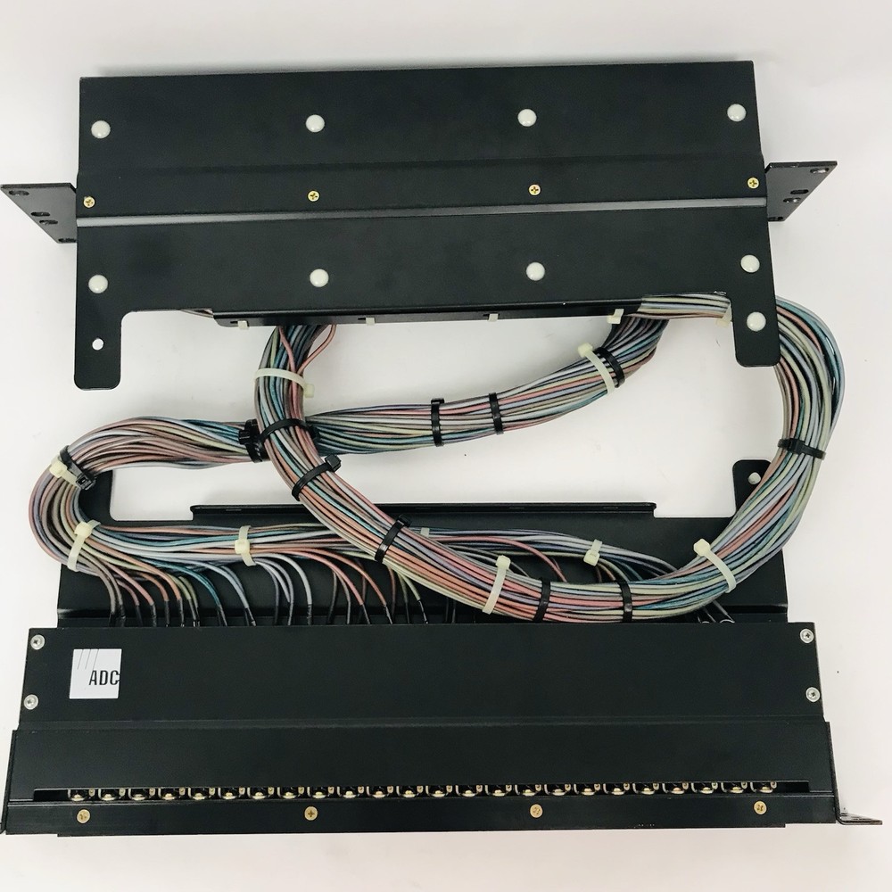 ADC Ultrapatch 48 Point TT Patchbay Panel Cables Pro Patch Bay BJF107-4MKIV