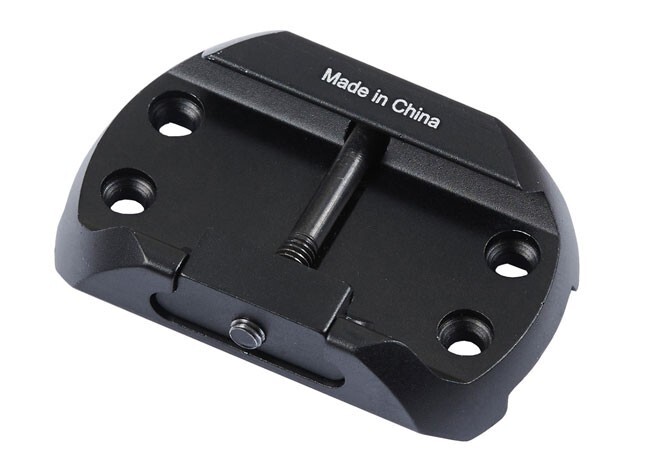 Lancer Tactical Airsoft 2 MOA Red Dot Sight with Riser Mount Black