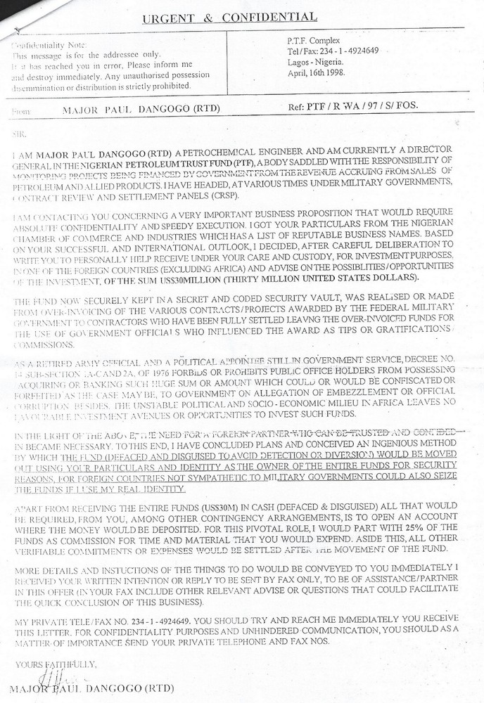 Nigeria Postal Forgery collection (15 items)