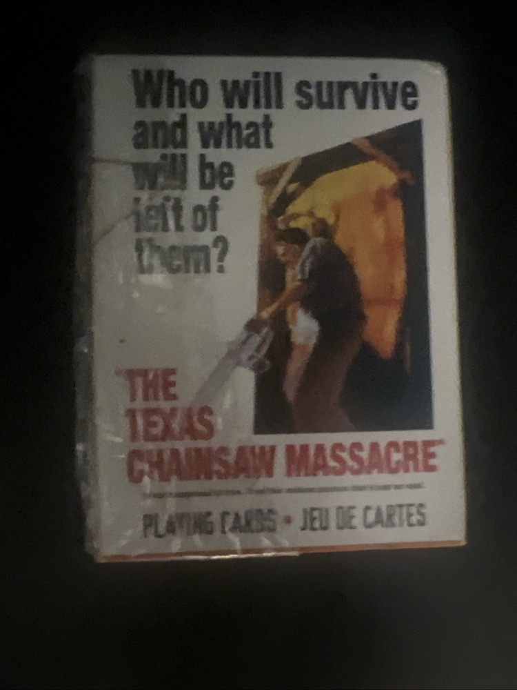Texas Chainsaw Massacre Playing Cards