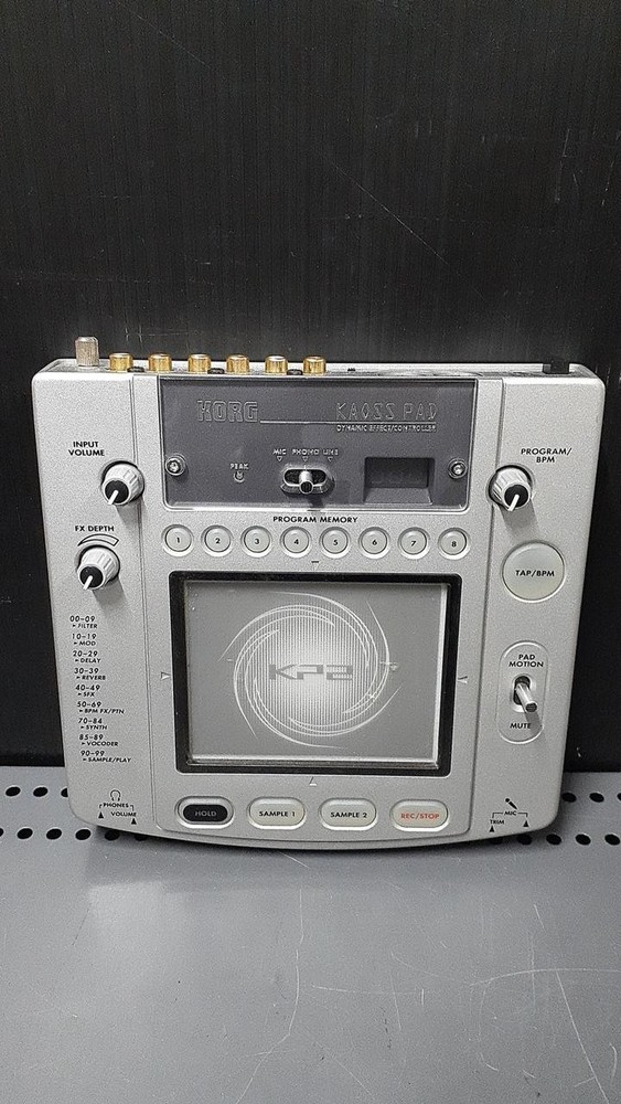 Korg KP2 Kaoss Pad Dynamic Effects Controller AC Adapter Tasted From Japan