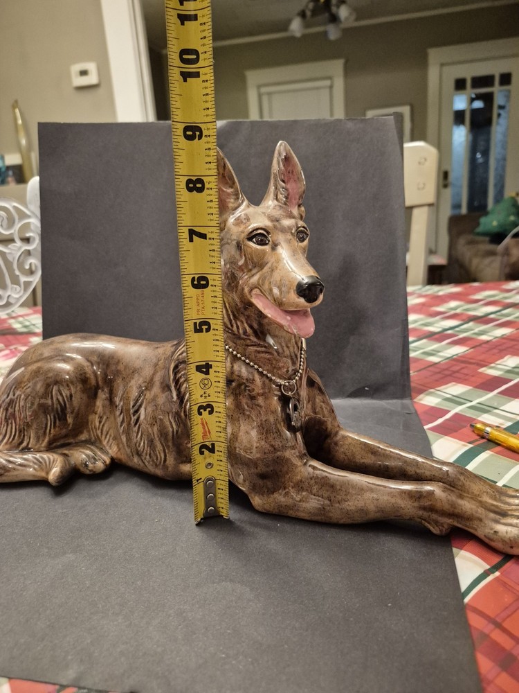 Vintage 1955 Ceramic German Shepherd!