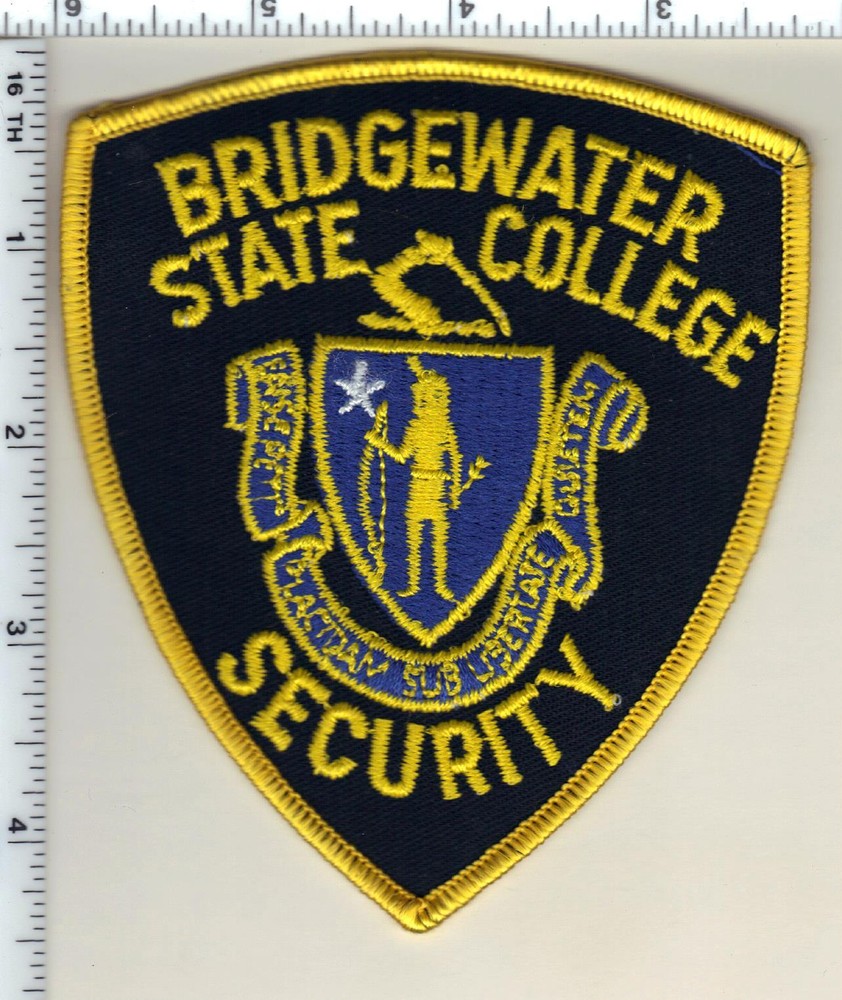 Bridgewater State College Security (Massachusetts) Shoulder Patch  new from 1992