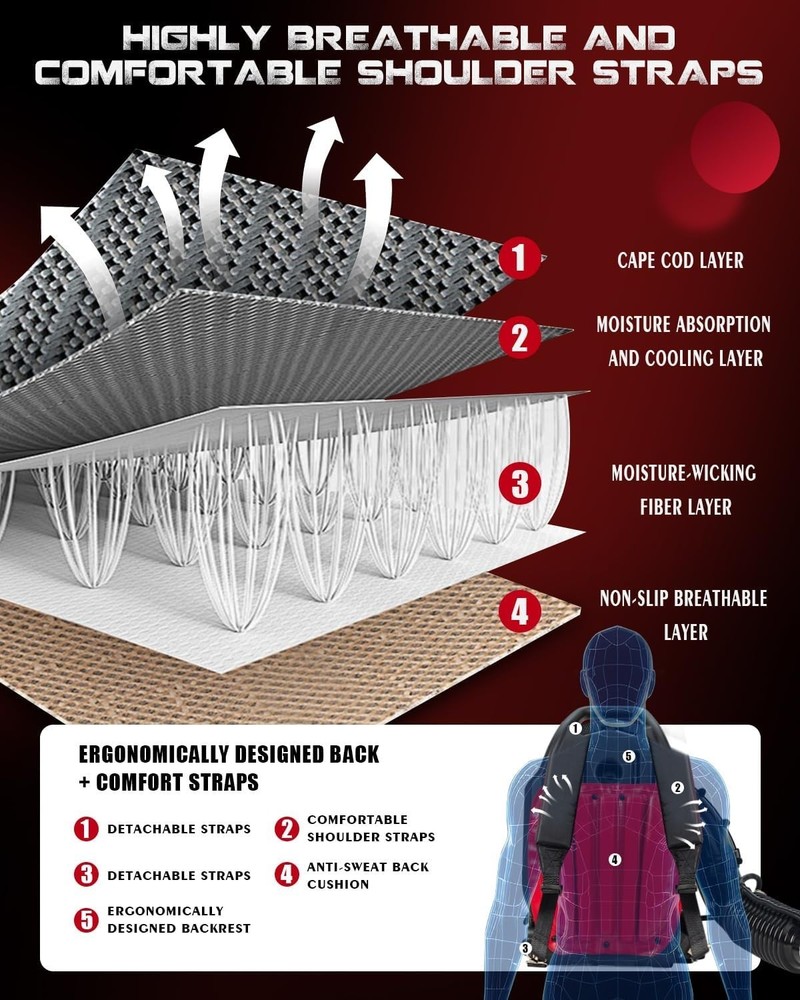 Commercial-Grade Gas Backpack Leaf Blower