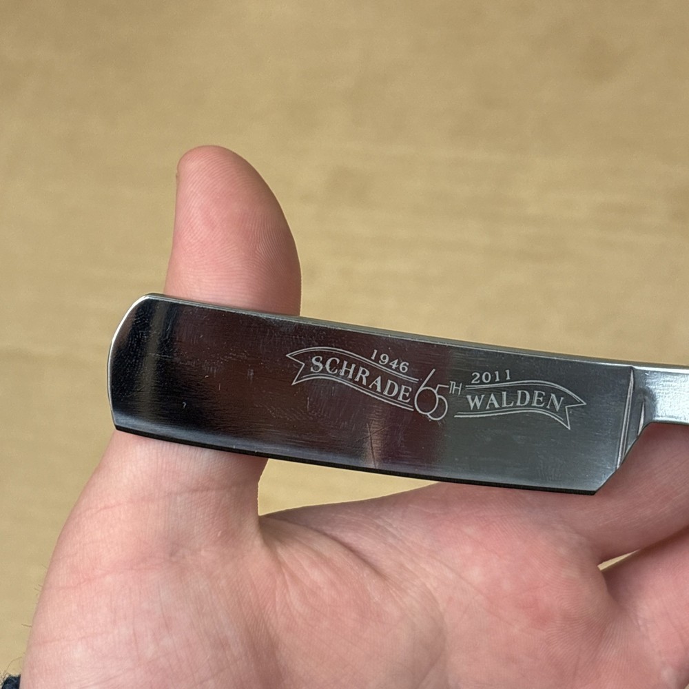 Schrade Walden 65th 2011 Razor Blade Candy Stripe