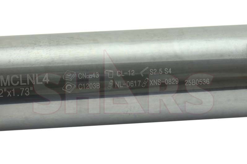 1-1/2" LH MCLNL Coolant Thru Indexable Solid Carbide Boring Bar CNMG R]