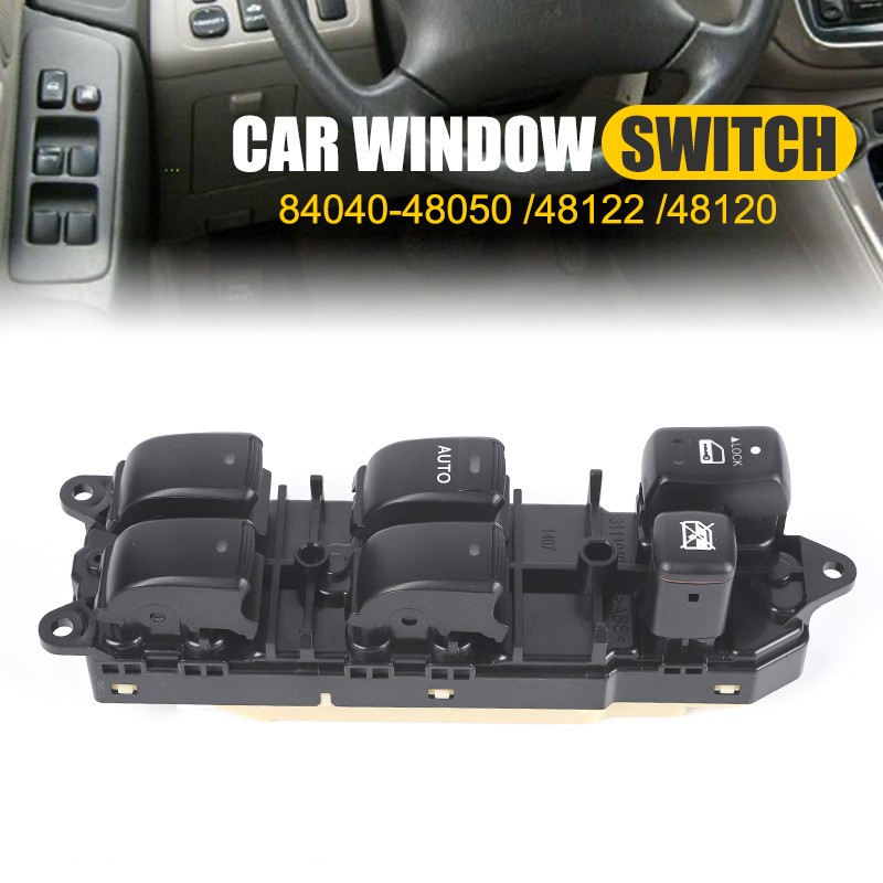 Left Driver Master Power Window Control Switch For Toyota Highlander 2001~2007
