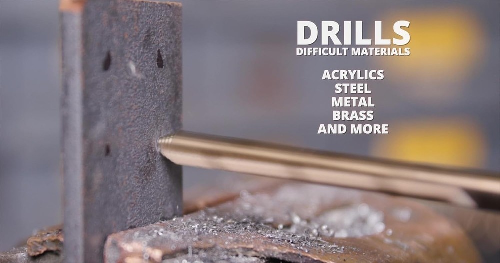 Versatile 5.00mm Cobalt Drill Bit for Fast, Smooth Drilling in Hard Metals