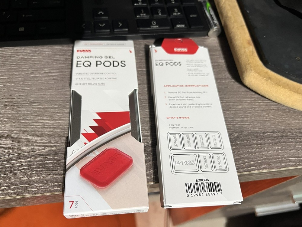 Evans EQ Pods Drum Damper Gels | FREE SHIPPING